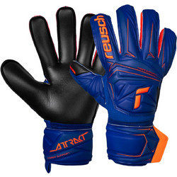Reusch Attrakt Infinity Finger Support Γάντια Τερματοφύλακα με Προστατευτικά Μπλε Μαύρα 5670710-4127