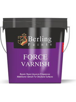 Berling FORCE VARNISH Βερνίκι Πέτρας Νερού Ματ 9lt