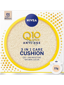Nivea Q10 Plus 01 Light Medium Cushion Make Up 15gr