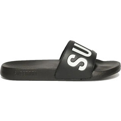 Superdry Γυναικείες Παντόφλες Καλοκαιρινές Αντιολισθητικές Κολυμβητηρίου Μαύρες WF310237A-02A