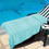 WhiteEgg Πετσέτα Θαλάσσης Microfiber Τιρκουάζ 90x160cm S0111-4