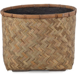 Soulworks XL Γλάστρα Εξωτερικού Χώρου Οβάλ Bamboo 48x48x35cm 0830014