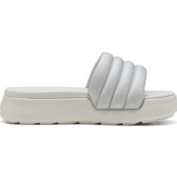 Puma Karmen Γυναικείες Παντόφλες Καλοκαιρινές Flatforms Γκρι 400679-01