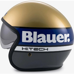 Blauer H.T. Pilot 4.0 H09 Gold Blue Κράνος Μηχανής Jet 1130gr