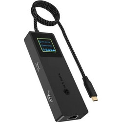 Icy Box IB-DK4038-LCD USB-C Docking Station με HDMI PD Ethernet