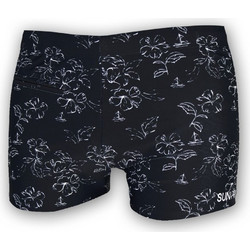 Sun Project Αθλητικό Ανδρικό Μαγιό Boxer Floral Μαύρο MB-49-3798
