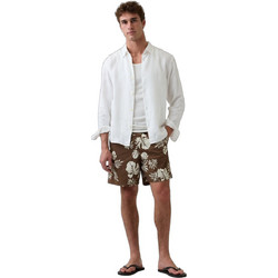 Gap 6'' Ανδρικό Μαγιό Σορτς με Σχέδια Καφέ 898831002