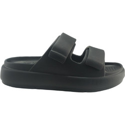 Cubanitas Γυναικείες Παντόφλες Καλοκαιρινές Flatforms Μαύρες SD08040