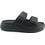 Cubanitas Γυναικείες Παντόφλες Καλοκαιρινές Flatforms Μαύρες SD08040
