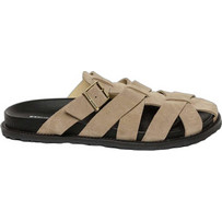 Steve Madden Marlon Δερμάτινα Ανδρικά Σανδάλια Μπεζ 120009100300200