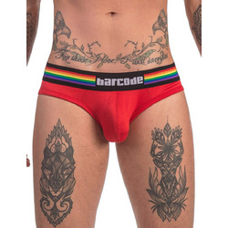 Barcode Berlin Pride Ανδρικό Σλιπ Βαμβακερό Κόκκινο 5607776016348