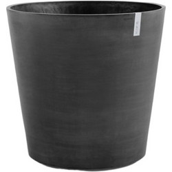 Ecopots Amsterdam 60 Γλάστρα Εξωτερικού Χώρου Στρογγυλή Πλαστική Ανθρακί 60x56cm 31703-4647