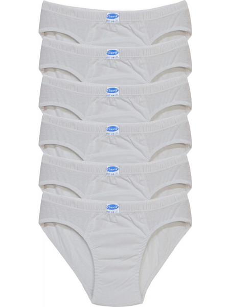 Onurel Ανδρικά Σλιπ Βαμβακερά Λευκά 6Pack PRO-303