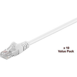 Microconnect U/UTP Cat.5e Καλώδιο Δικτύου Ethernet 10m White 10τμχ V-UTP510WVP