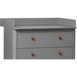 Leander Classic Βάση Αλλαξιέρας Μωρού Ξύλινη 94x72cm Γκρι