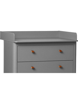 Leander Classic Βάση Αλλαξιέρας Μωρού Ξύλινη 94x72cm Γκρι