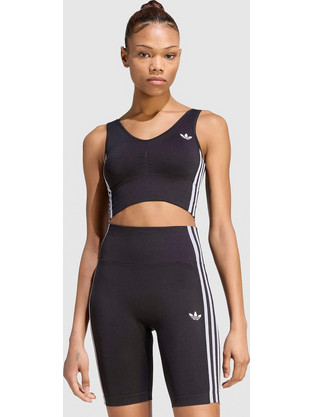 Adidas Originals Αθλητικό Μπουστάκι με Μέτρια Στήριξη & Αφαιρούμενη Ενίσχυση Μαύρο KZ4109