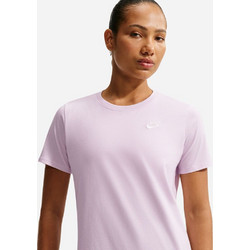 Nike Sportswear Club Essentials Γυναικείο Αθλητικό T-Shirt Λιλά DX7902-583