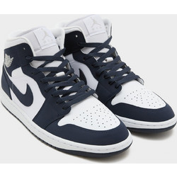 Jordan Air 1 Mid Ανδρικά Sneakers Μποτάκια Λευκά IV6046-400