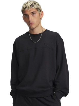 Under Armour Rival Crew Ανδρικό Αθλητικό Φούτερ Μαύρο 6009347-001