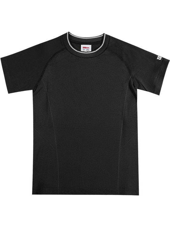 Wilson Παιδικό T-Shirt Κοντομάνικο Μαύρο WYB0000411-BKA