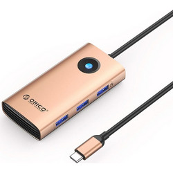 Orico USB-C Docking Station με HDMI PD Ethernet PW11-6P25R-RG-EP