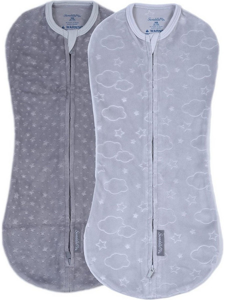 Ingenuity SwaddleMe Αστέρια Πάνα Φασκιώματος Γκρι 59710