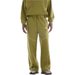 New Balance Ανδρικό Παντελόνι Φόρμας Fleece Χακί MB62G6ZV-GEE