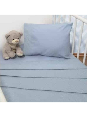 Baby Oliver Des 451 Κουβέρτα Αγκαλιάς Πικέ 75x100 Γαλάζια