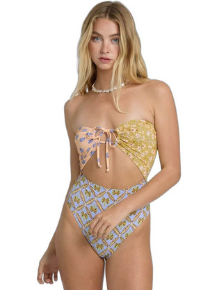 Billabong Soul Stoke Andrew Ολόσωμο Μαγιό Μονοκίνι Strapless Πολύχρωμο 24O301610-TWB1