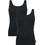 Sloggi Vest Αμάνικα Ανδρικά Φανελάκια Βαμβακερά Σετ 2Pack Μαύρα 10163154-0004