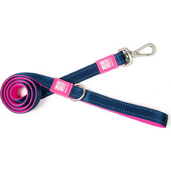 Max & Molly Matrix Pink Λουρί Σκύλου 1.2m x 15mm Ροζ Μπλε