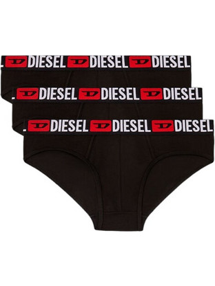 Diesel Ανδρικά Σλιπ Βαμβακερά Μαύρα 3Pack 00SH050DDAI-E4101