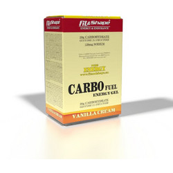Fit & Shape Carbo Fuel Energy Gel Vanilla Cream 12x32ml