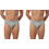 Minerva Ανδρικά Σλιπ Βαμβακερά Γκρι 2Pack 90-24402