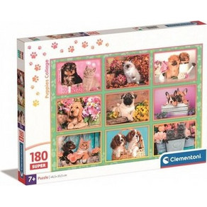 Παιδικό Puzzle Clementoni Puppies Collage 180 Κομμάτια