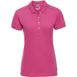 Russell Athletic Γυναικεία Μπλούζα Polo Κοντομάνικη Φούξια 0R566F0-043