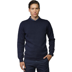 Devergo Ανδρικό Πουλόβερ Navy Μπλε 1D25FW6031LS1101-14