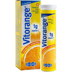Uni-Pharma Vitorange 1000mg Orange 20 Αναβράζοντα Δισκία