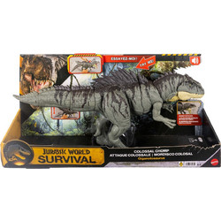 Mattel Jurassic World Survival Colossal Chomp Giganotosaurus Φιγούρα Δεινόσαυρος για 4+ Ετών