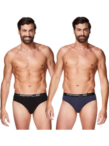 Apple Boxer Ανδρικά Σλιπ Βαμβακερά 2Pack 0212969