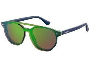 Havaianas UBATUBACS PJP Ανδρικός Σκελετός Γυαλιών Οράσεως με Clip-On Κοκάλινος Μπλε