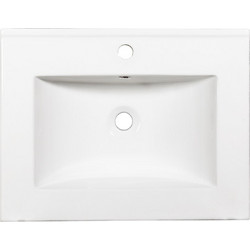 Martin Slim 60 Ένθετος Νιπτήρας Μπάνιου Πορσελάνης 60x46cm Λευκός 3WBH060ΡC0