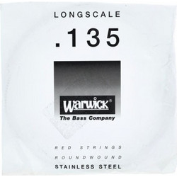 Warwick Red Strings Χορδή Ηλεκτρικού Μπάσου Stainless Steel 135"