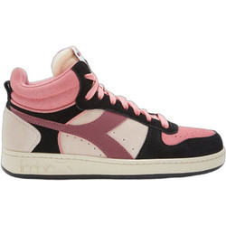 Diadora Magic Basket Παιδικά Sneakers Μποτάκια Ροζ Μαύρα 179012-D0111
