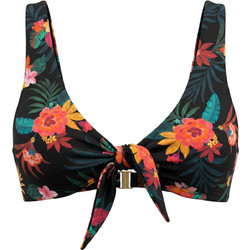 Livia Bikini Top Μπουστάκι Floral Μαύρο Πολύχρωμο GISELE-LEVANTO-ZGS01