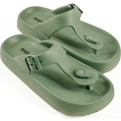 Sabino Γυναικείες Σαγιονάρες Flatforms Πράσινο Mint E412