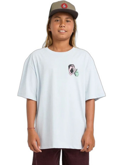 Volcom Aura Παιδικό T-Shirt Κοντομάνικο Λευκό C3512614-LBA