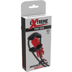Hidden Desire Extreme Comfort C-Ring Ρυθμιζόμενο Δαχτυλίδι Πέους & Όρχεων Σιλικόνης Μαύρο