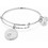 Alex and Ani Γυναικείο Βραχιόλι Βέργα Ασημί A17EBBILUSS